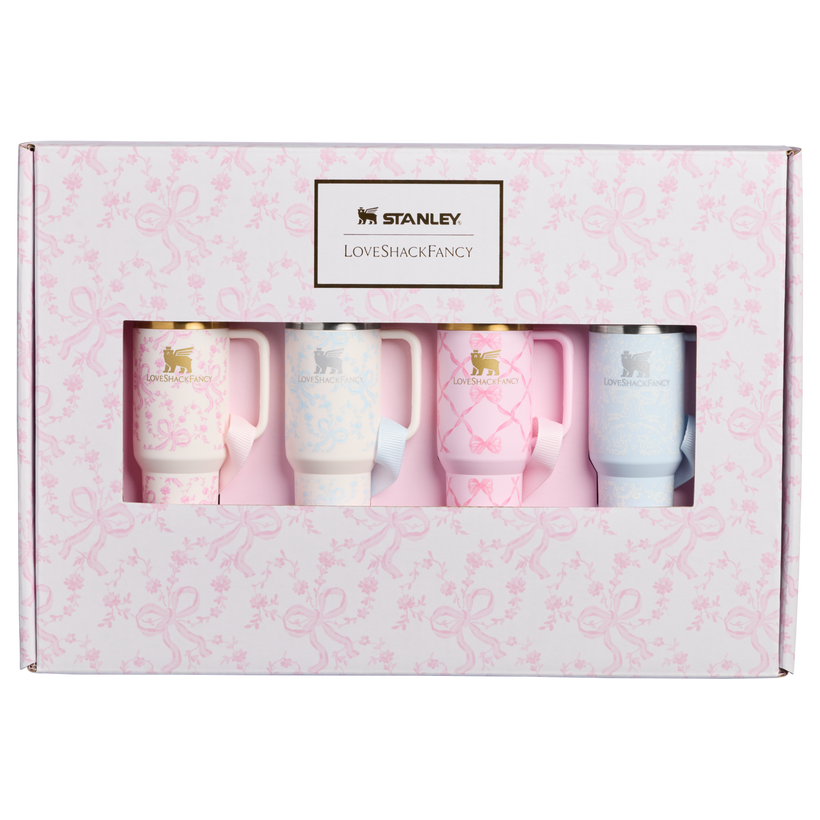 Stanley 1913 x LoveShackFancy Holiday Quencher ProTour Ornament Set - Active Bright Set